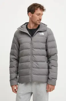 The North Face geaca Aconcagua 3 barbati, culoarea gri, de iarna, NF0A84I10UZ1 imagine