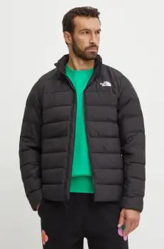 The North Face geaca Aconcagua 3 barbati, culoarea negru, de tranzitie, NF0A84HZ4H01 imagine