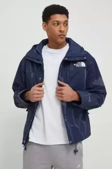 The North Face geaca barbati, culoarea albastru marin, de tranzitie imagine