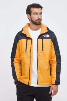 The North Face geaca barbati, culoarea galben, de tranzitie imagine