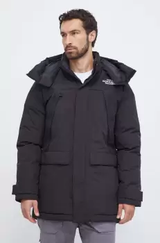 The North Face geaca barbati, culoarea negru, de iarna imagine