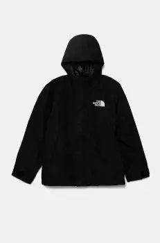 The North Face geaca copii TEEN DRYVENT MONO MOUNTAIN JACKET culoarea negru, NF0A8BNDJK31 imagine