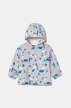 The North Face geaca de ploaie copii BABY ANTORA RAIN JACKET culoarea gri, NF0A7ZZS5VJ1 imagine