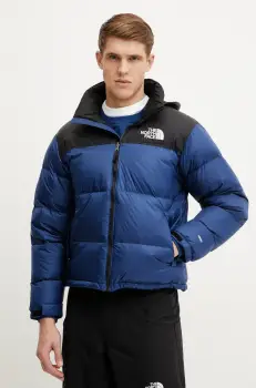 The North Face geaca de puf 1996 Retro Nuptse culoarea albastru marin, de iarna, NF0A3C8DF1T1 imagine