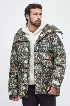 The North Face geaca de puf barbati, culoarea verde, de iarna imagine