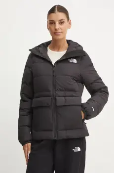 The North Face geaca de puf Gotham femei, culoarea negru, de iarna, NF0A84IW4H01 imagine