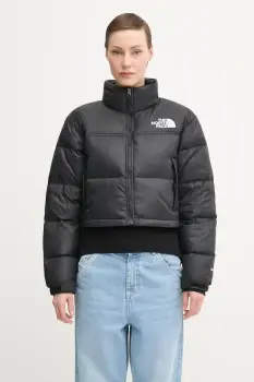 The North Face geaca de puf Nuptse culoarea negru, de iarna, oversize, NF0A5GGEGOG1 imagine