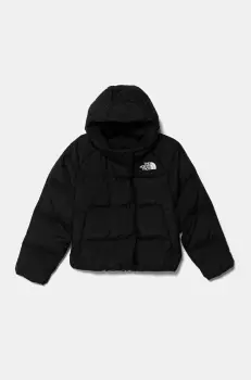 The North Face geaca de puf pentru copii NORTH DOWN HOODED JACKET culoarea negru, NF0A88UDJK31 imagine