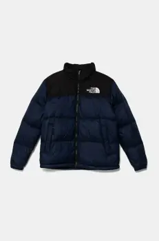 The North Face geaca de puf pentru copii TEEN 1996 RETRO NUPTSE JACKET culoarea albastru marin, NF0A8A4C92A1 imagine