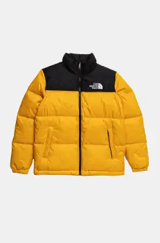 The North Face geaca de puf pentru copii TEEN 1996 RETRO NUPTSE JACKET culoarea galben, NF0A8A4C56P1 imagine