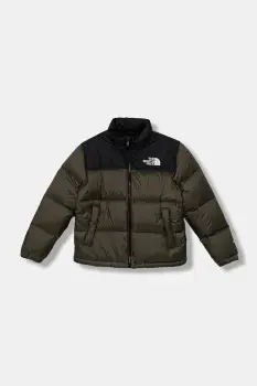 The North Face geaca de puf pentru copii TEEN 1996 RETRO NUPTSE JACKET culoarea verde, NF0A8A4C21L1 imagine