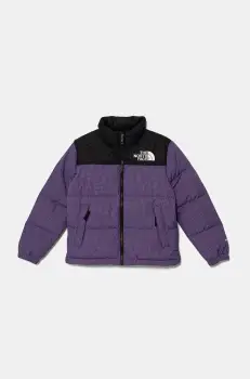 The North Face geaca de puf pentru copii TEEN 1996 RETRO NUPTSE JACKET culoarea violet, NF0A8A4C6KO1 imagine