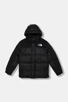 The North Face geaca de puf pentru copii TEEN HMLYN DOWN SHORT PARKA culoarea negru, NF0A88UYKX71 imagine