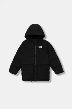 The North Face geaca de puf pentru copii TEEN NORTH DOWN FLEECE LINED SHORT PARKA culoarea negru, NF0A88UWJK31 imagine