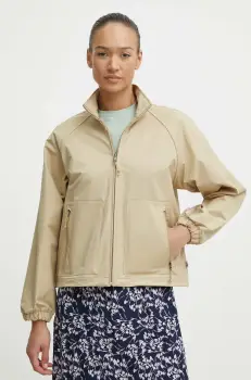 The North Face geaca femei, culoarea bej, de tranzitie, oversize, NF0A871MLK51 imagine