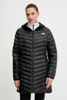 The North Face geaca Huila culoarea negru, de tranzitie, NF0A8DW7JK31 imagine