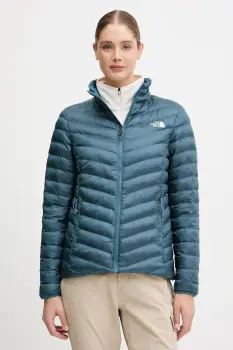 The North Face geaca Huila culoarea turcoaz, de tranzitie, NF0A8DW6BQ51 imagine