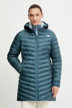 The North Face geaca Huila culoarea turcoaz, de tranzitie, NF0A8DW7BQ51 imagine