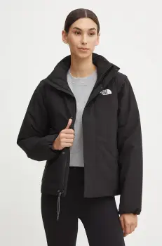 The North Face geaca Padded 2 in 1 Conv Jacket femei, culoarea negru, de tranzitie, NF0A89GXJK31 imagine