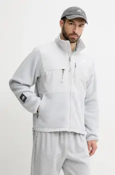 The North Face geaca Regrind Denali culoarea gri, de tranzitie, NF0A8B5ELE71 imagine