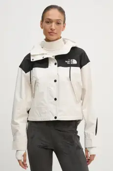The North Face geaca Reign on Jacket femei, culoarea bej, de tranzitie, NF0A8BCHROU1 imagine