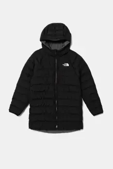 The North Face geaca reversibila pentru copii G REVERSIBLE PERRITO PARKA culoarea negru, NF0A8CUTJK31 imagine