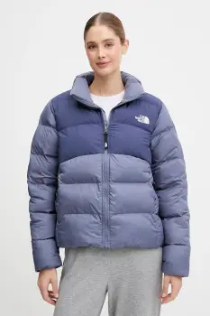 The North Face geaca Saikuru culoarea violet, de iarna, NF0A89JDE1I1 imagine