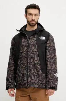 The North Face geaca TNF X NSE culoarea maro, de tranzitie, oversize, NF0A8C6ZAC91 imagine