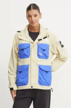 The North Face geaca TNF x Yinka Ilori femei, culoarea bej, de tranzitie, NF0A89GC3X41 imagine