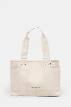 The North Face geanta de bumbac Circular culoarea bej, NF0A88TNLE71 imagine