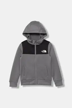 The North Face hanorac cu fermoar si gluga pentru copii TEEN REAXION FZ HOODIE imagine