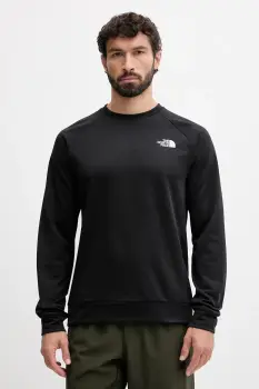 The North Face hanorac de antrenament Reaxion 2.0 culoarea negru, cu imprimeu, NF0A8DRRKS71 imagine