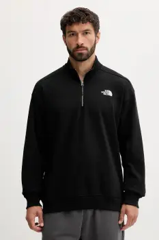 The North Face hanorac de bumbac culoarea negru, cu imprimeu, NF0A8F24JK31 imagine