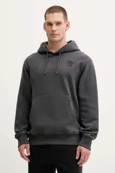 The North Face hanorac de bumbac Powder Days culoarea gri, cu gluga, NF0A8E4G0C51 imagine