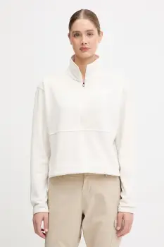 The North Face hanorac fleece culoarea bej, uni, NF0A8D2CQLI1 imagine