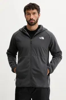 The North Face hanorac fleece Glacier Heavyweight culoarea negru, cu imprimeu, NF0A89JJU8M1 imagine