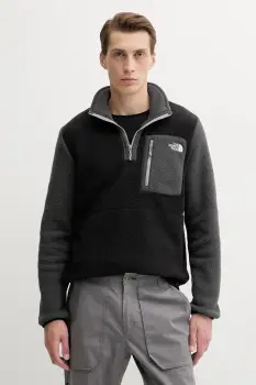 The North Face hanorac fleece Yumiori culoarea negru, cu imprimeu, NF0A883SS5H1 imagine