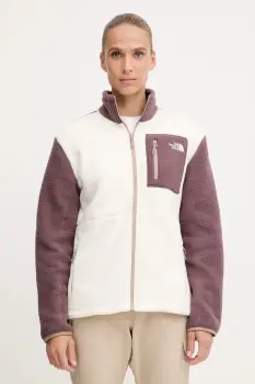 The North Face hanorac in aer liber Yumiori culoarea alb, cu model, NF0A8E88EWO1 imagine