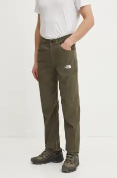 The North Face pantaloni de exterior Exploration culoarea verde, NF0A8BR321L1 imagine