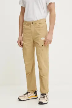 The North Face pantaloni de exterior Exploration culoarea verde, NF0A8BR3LK51 imagine