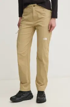 The North Face pantaloni de exterior Exploration culoarea verde, NF0A8BR7LK51 imagine