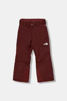 The North Face pantaloni de schi pentru copii B FREEDOM INSULATED PANT culoarea bordo, NF0A88TY0VO1 imagine