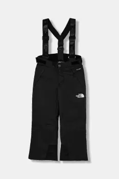 The North Face pantaloni de schi pentru copii TEEN SNOWQUEST SUSPENDER PANT culoarea negru, NF0A8EJPJK31 imagine