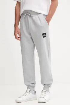 The North Face pantaloni de trening Fine culoarea gri, cu imprimeu, NF0A8C1KDYX1 imagine