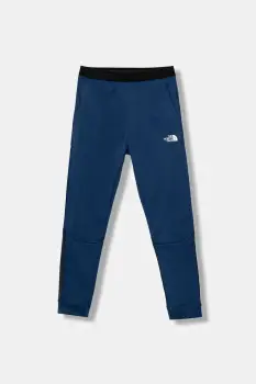 The North Face pantaloni de trening pentru copii B MOUNTAIN ATHLETICS JOGGERS culoarea bleumarin, uni, NF0A89HW8Z41 imagine