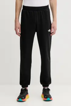 The North Face pantaloni de trening Reaxion 2.0 culoarea negru, neted, NF0A8DRSKS71 imagine