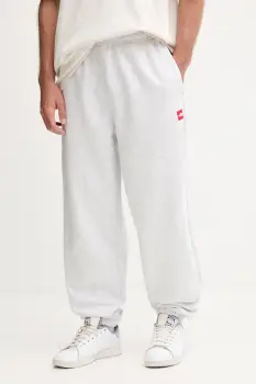 The North Face pantaloni de trening Redbox culoarea gri, melanj, NF0A8EG3E041 imagine