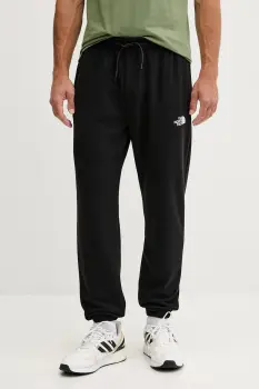 The North Face pantaloni de trening Simple Dome culoarea negru, cu imprimeu, NF0A8C41JK31 imagine