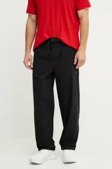 The North Face pantaloni North Dome barbati, culoarea negru, neted, NF0A8B6QJK31 imagine