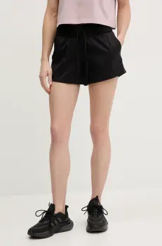 The North Face pantaloni scurti Aphrodite femei, culoarea negru, uni, high waist, NF0A86YKJK31 imagine